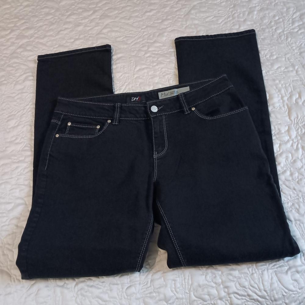 Denver Hayes Women's Black Straight Leg Jeans